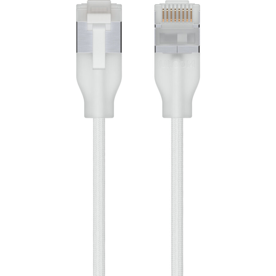 Oferte la Accesoriu server UniFi Etherlighting Cat.6a premium patch cable white, 15 meters, sleeved