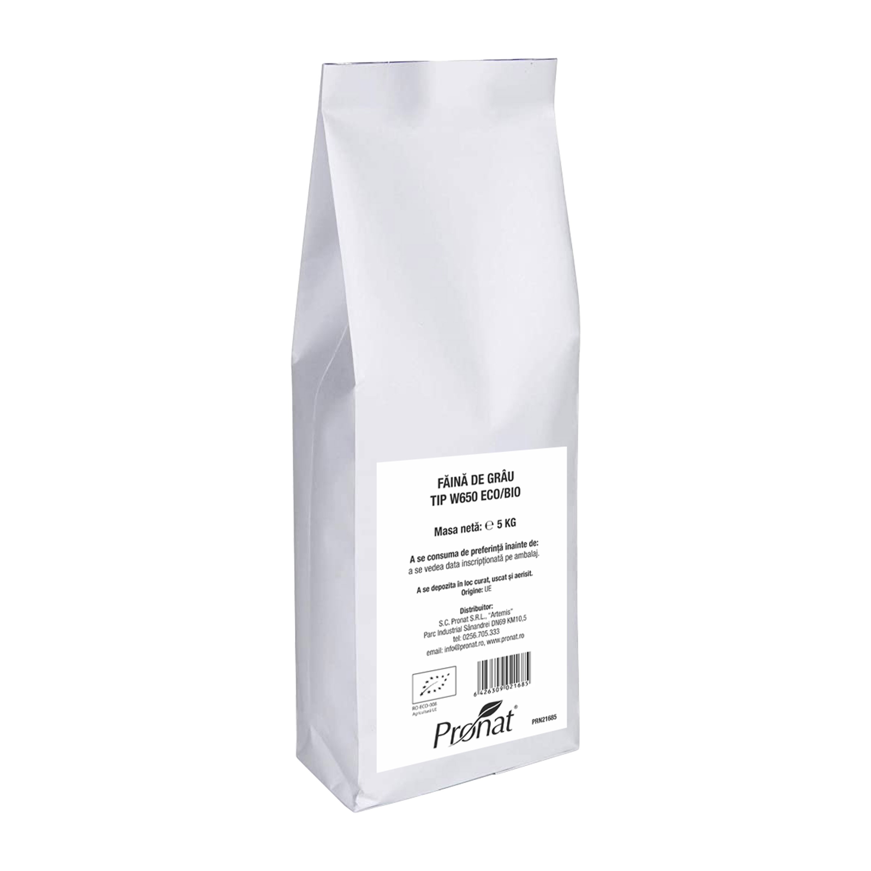 Oferte la Faina de grau bio tip W650, 5kg Pronat