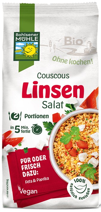 Oferte la Premix bio salata de couscous cu linte, 165g Bohlsener Muhle