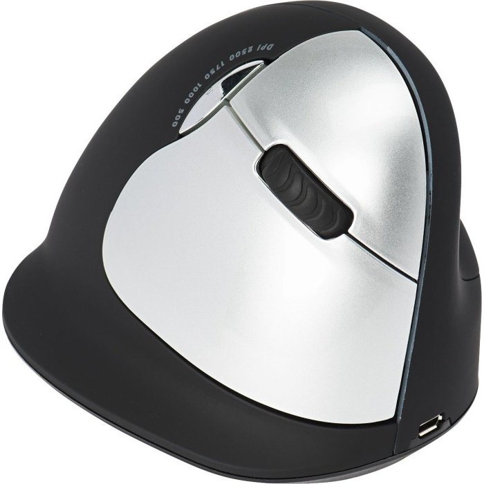 Oferte la Mouse Vertical Right Handed Black Silver