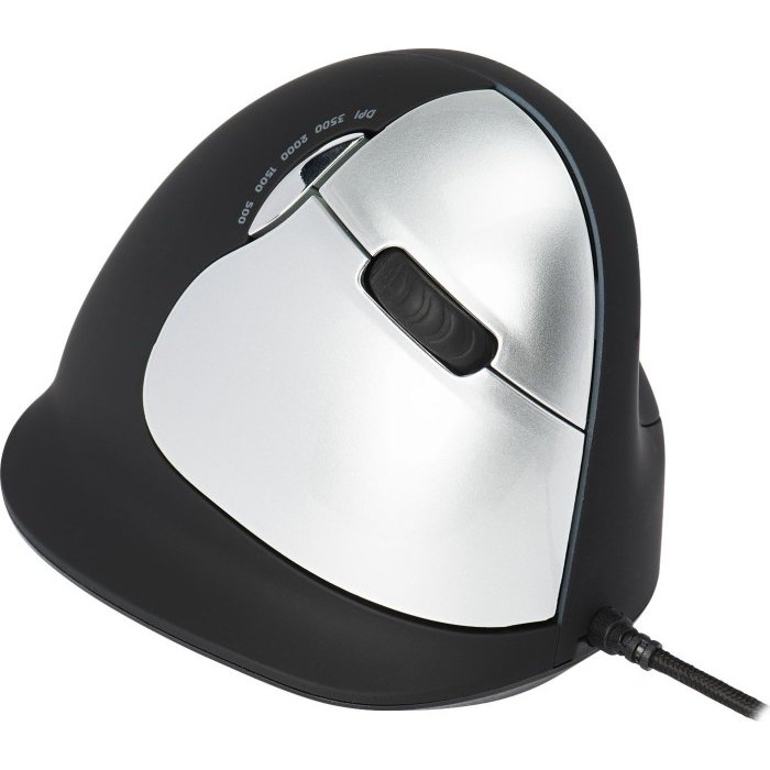 Oferte la Mouse Vertical Right Handed Black Silver