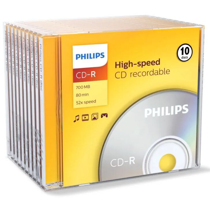 Oferte la Set CR7D5NJ10/00 CD-R 700MB 52x  80Min 10 Bucati