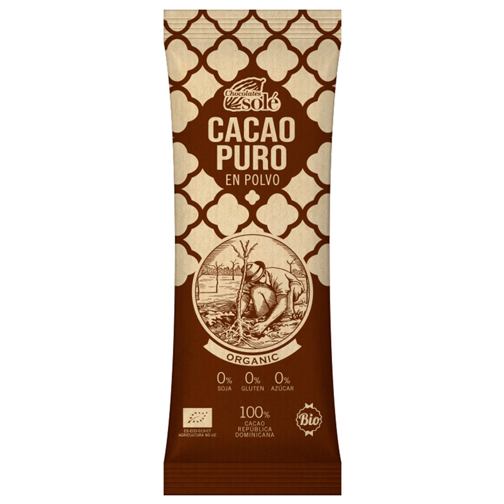 Oferte la Pudra bio de cacao pura, 150g Chocolates Sole