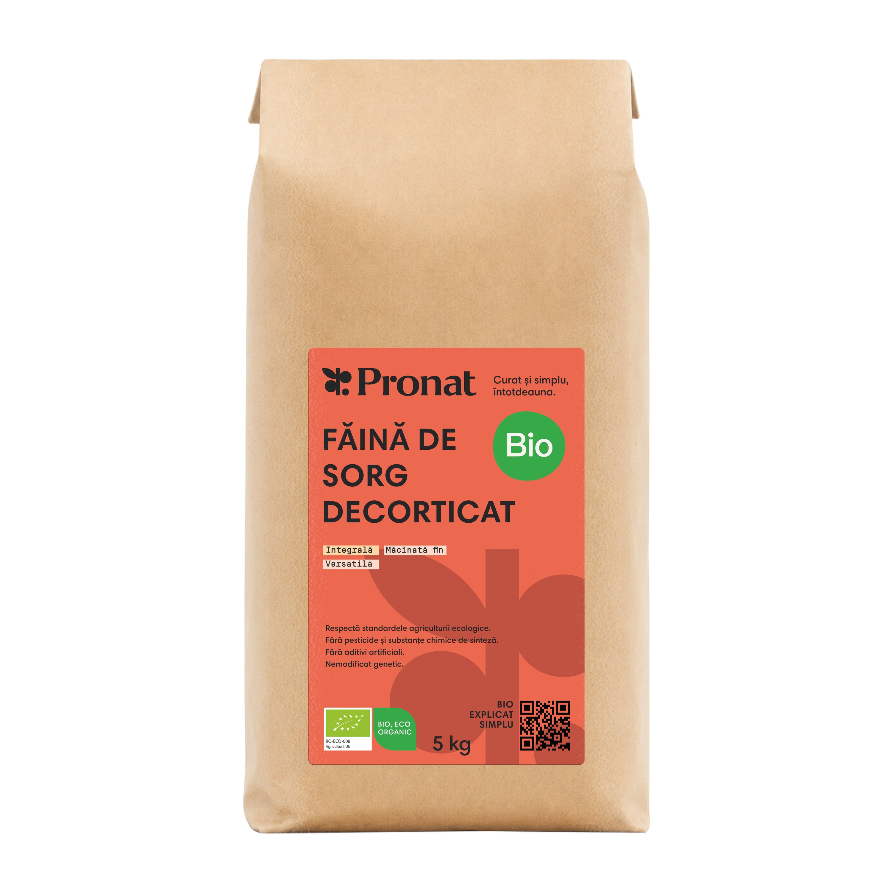 Oferte la Faina bio din sorg decorticat 5kg Pronat
