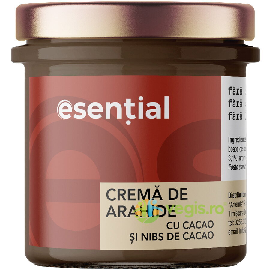Oferte la Crema de Arahide cu Cacao si Nibs de Cacao 300g