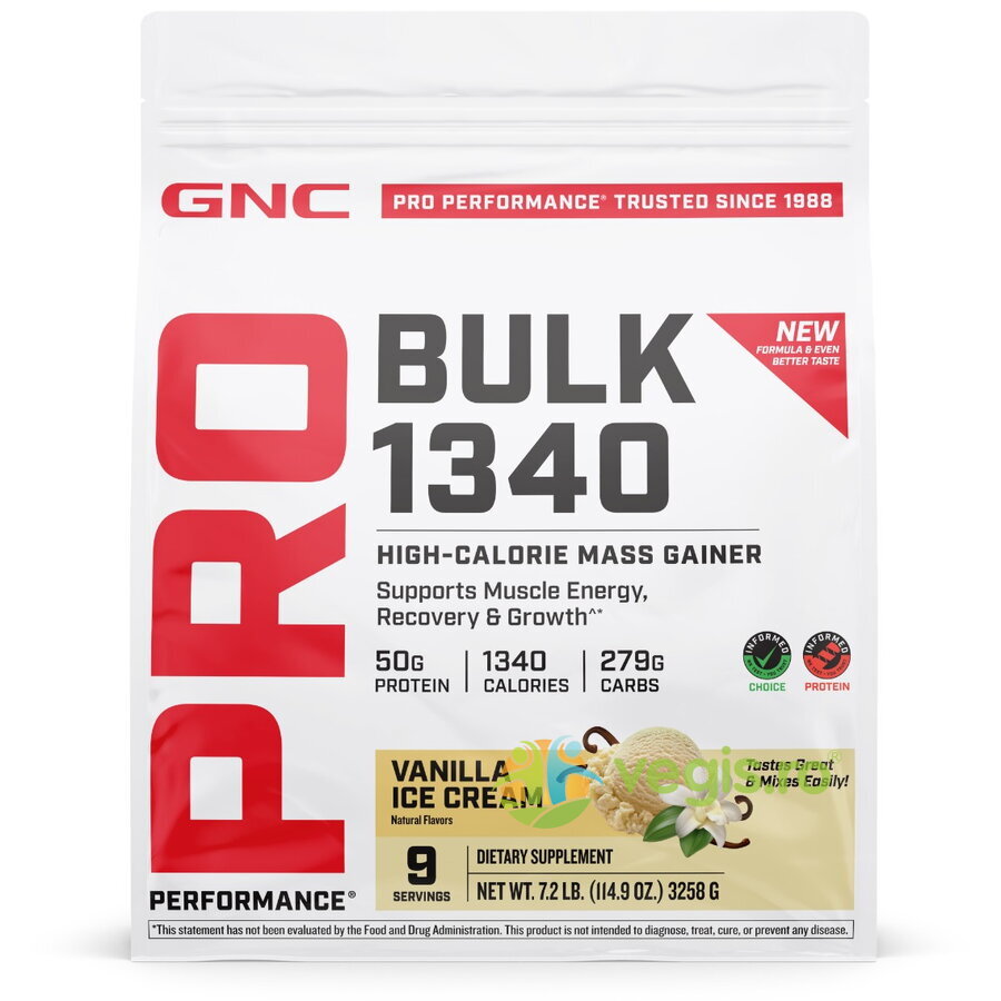 Oferte la Formula Proteica pentru Cresterea in Greutate cu Aroma de Vanilie Testata Antidoping 3258g
