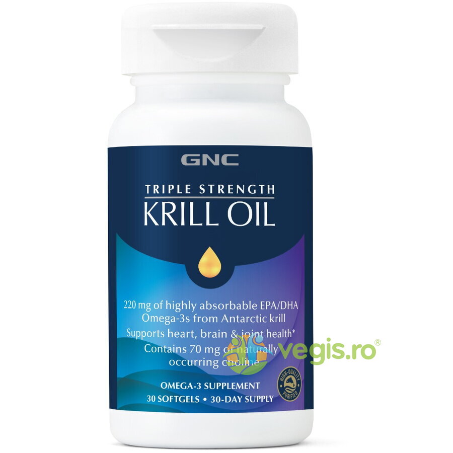 Oferte la Omega-3 Premium din Krill pentru Inima, Creier, Articulatii si Vedere 30cps
