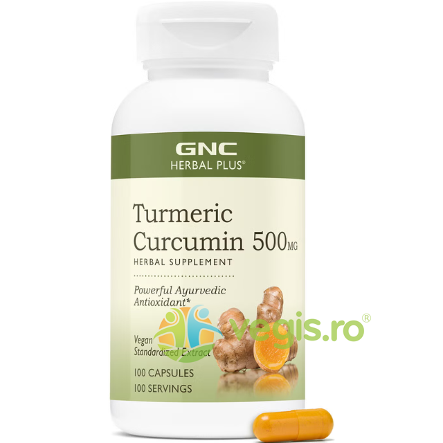 Oferte la Turmeric Curcumin 500mg 100cps