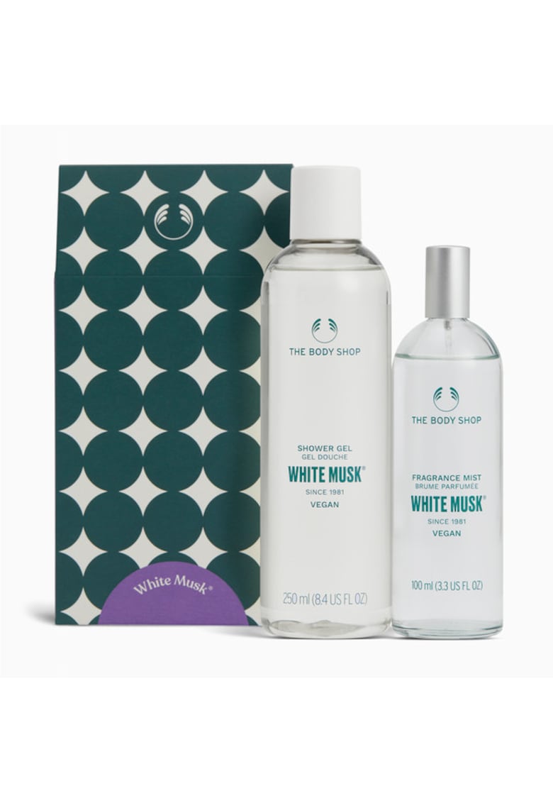 Oferte la Set Cadou Gel de dus/Spray de corp -  White Musk Intro - 100 ml/250 ml