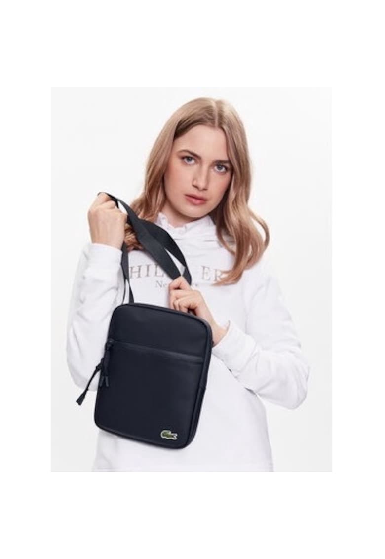 Oferte la Geanta unisex -  albastra - material poliuretan - 24x17.5x8 cm