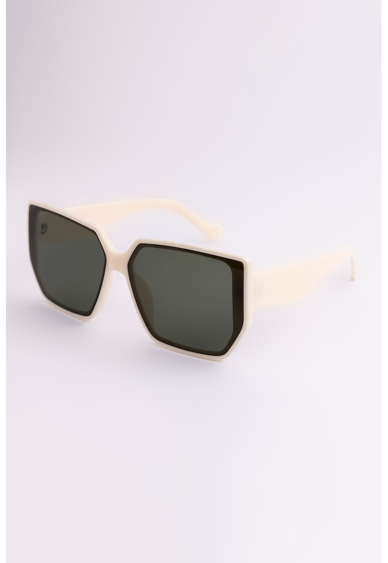 Oferte la Ochelari de soare butterfly supradimensionati Hailey - Alb fildes/Negru