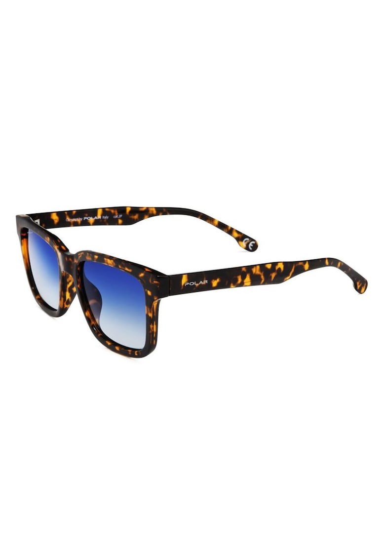 Oferte la Ochelari de soare patrati cu lentile polarizate - Maro inchis/Portocaliu