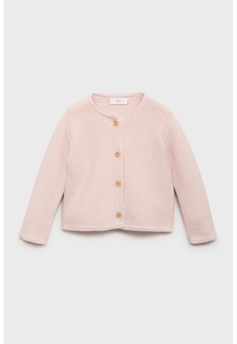 Oferte la Cardigan din amestec de bumbac - Roz pal