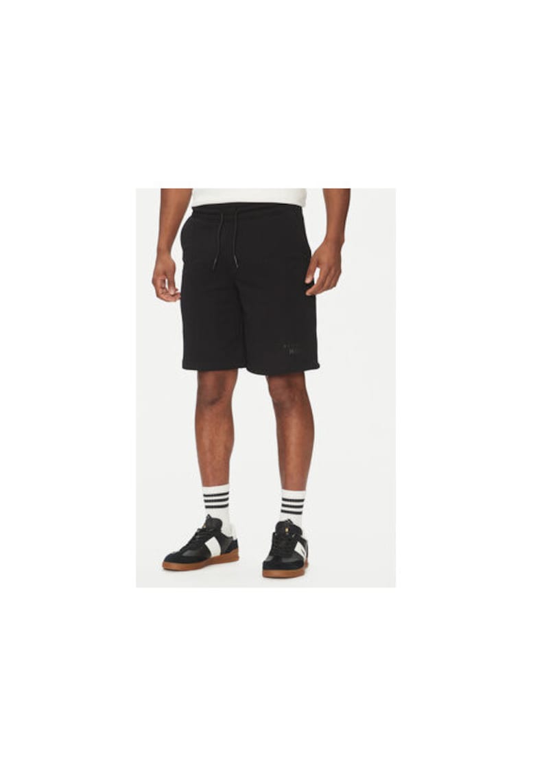 Oferte la Pantaloni scurti sport barbati  UMP25007BE - Bumbac/Poliester - Negru - Negru