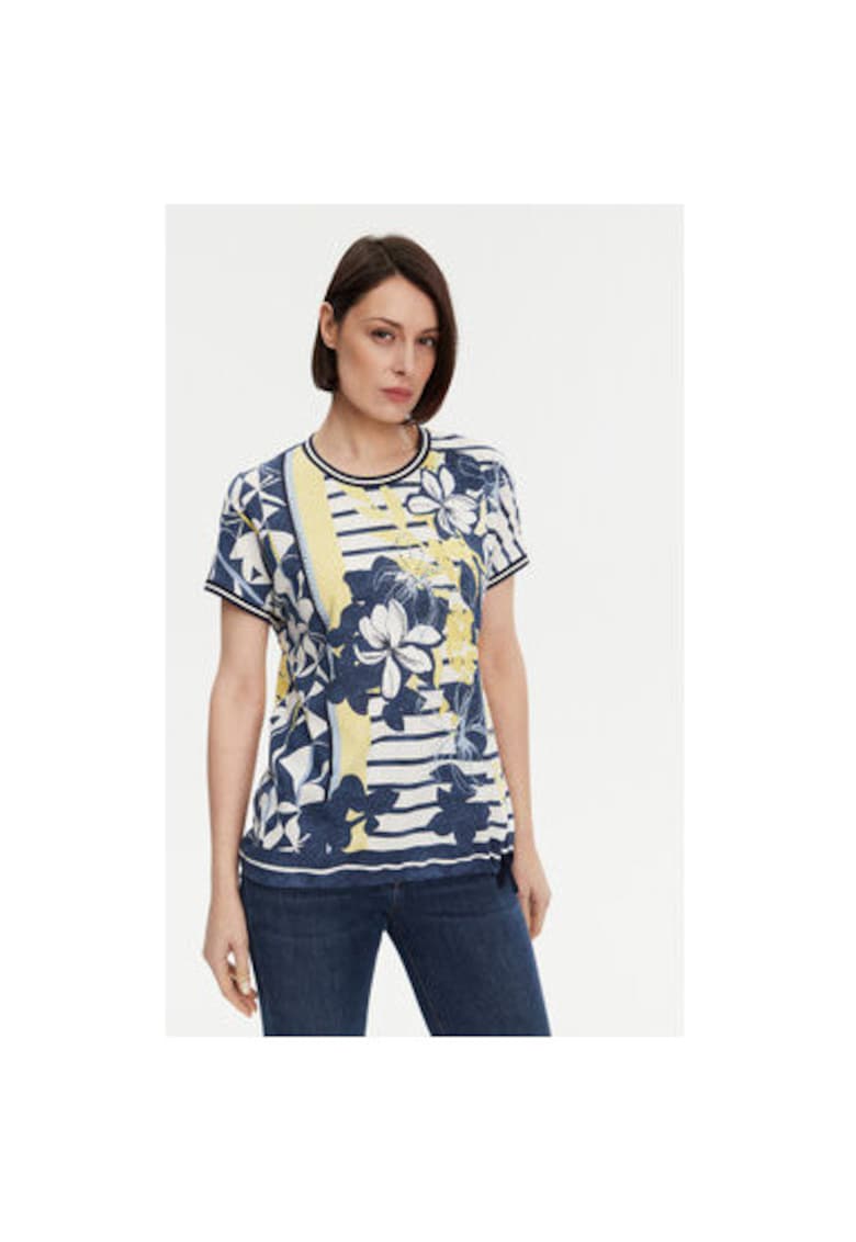 Oferte la Tricou dama  11105022 - Bumbac/Modal - 45679 - Bleumarin