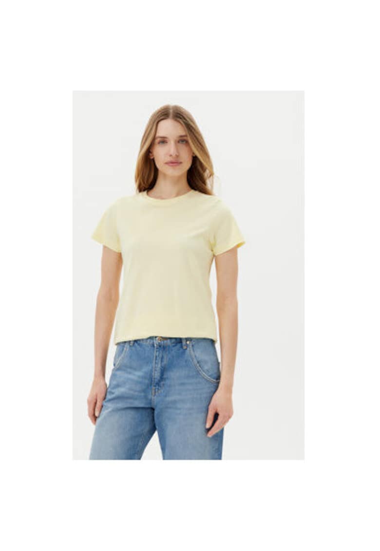 Oferte la Tricou dama  10017038 30040352 - Bumbac organic - 46797 - Galben