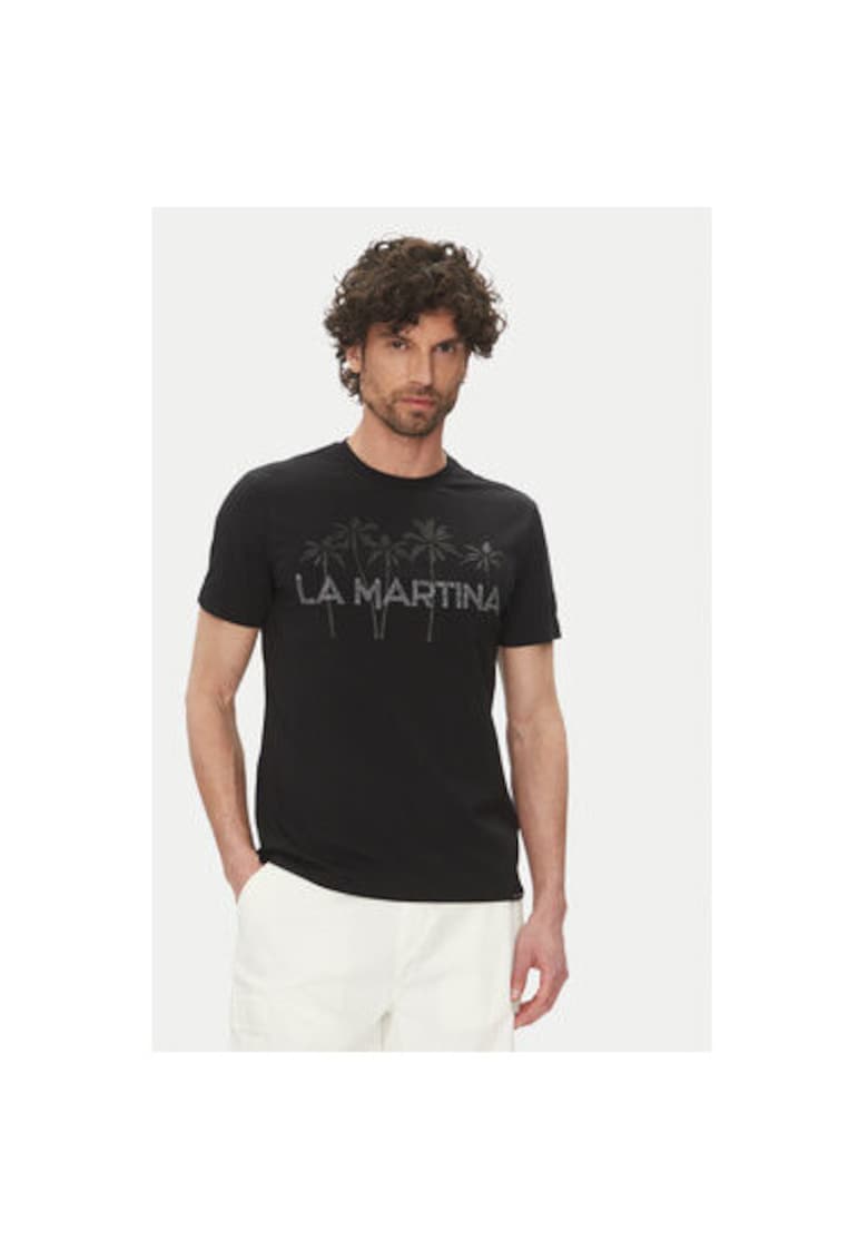 Oferte la Tricou barbati  JS324 - Bumbac - 45679 - Negru