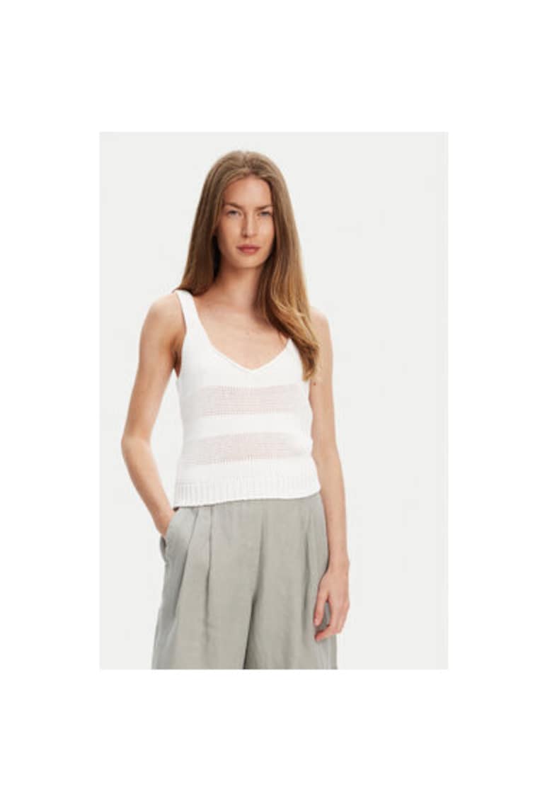 Oferte la Top dama  1898DH018 - Bumbac - 46794 - Alb