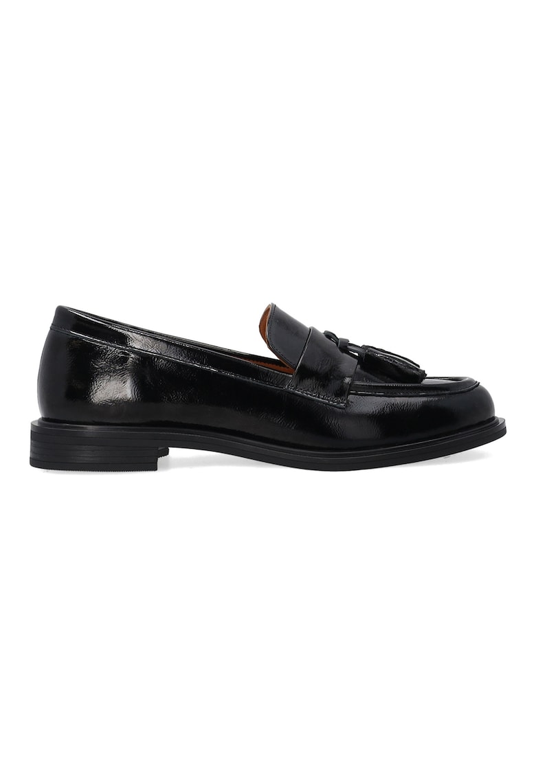 Oferte la Pantofi loafer din piele lacuita cu ciucuri