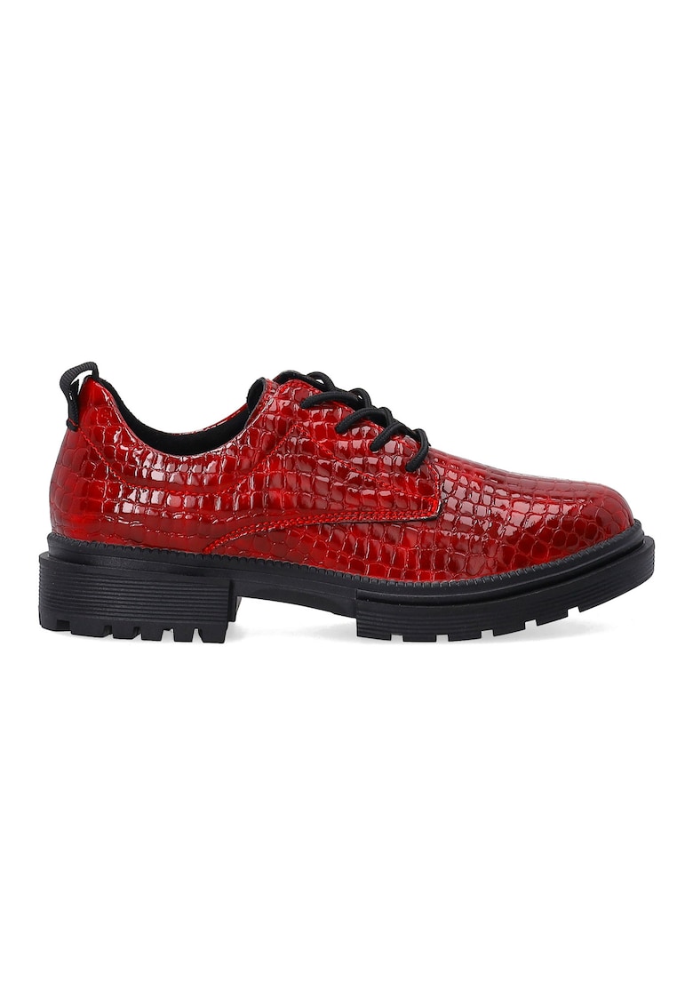 Oferte la Pantofi casual cu aspect de piele din crocodil