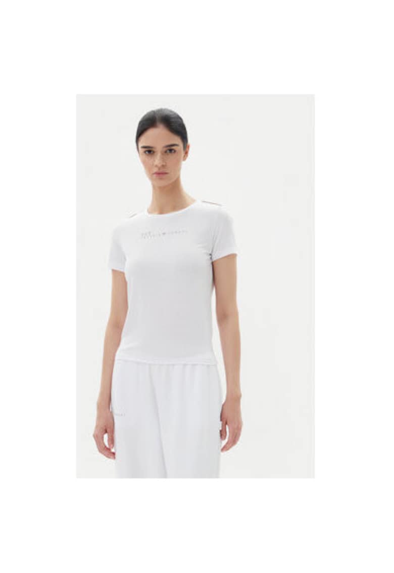 Oferte la Tricou dama  Emporio Armani - 7W000274 AF12945 - Poliester/Viscoza - Alb - Alb