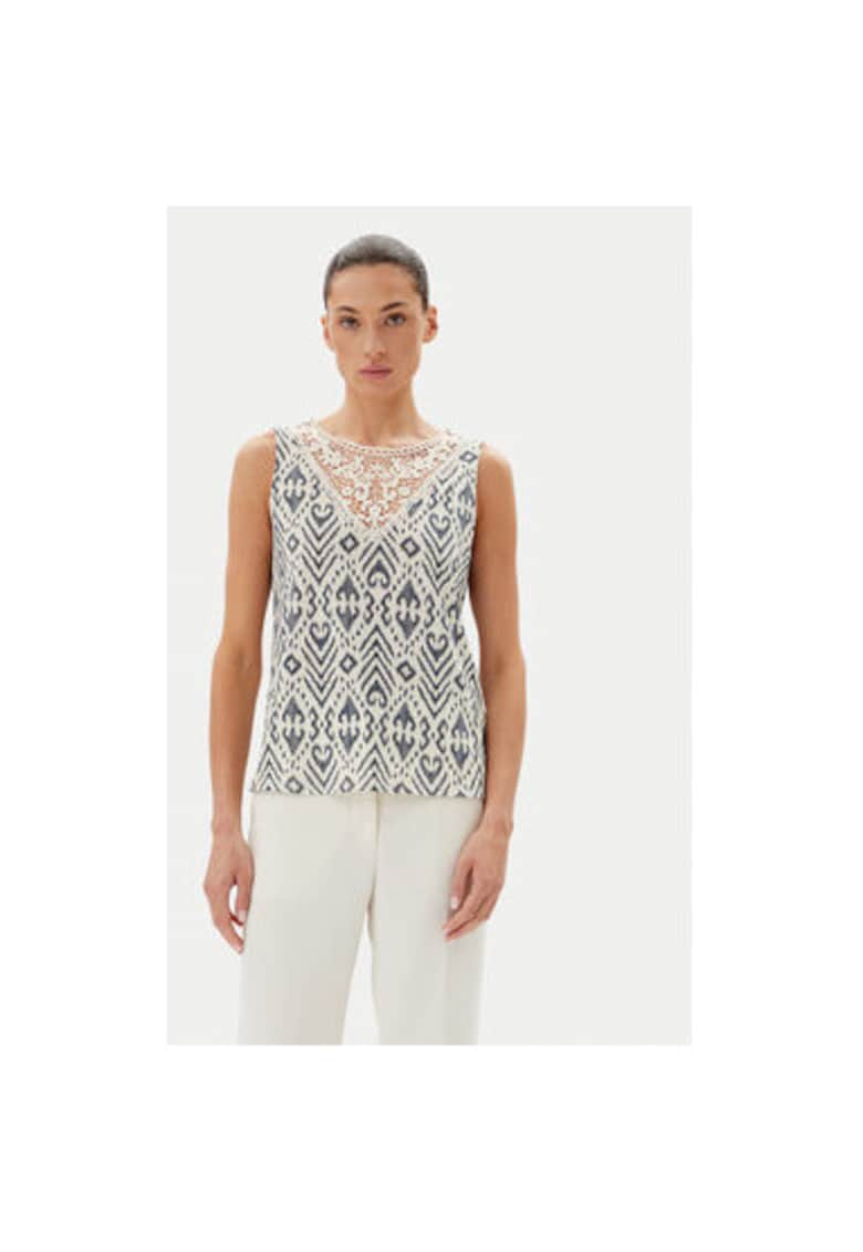 Oferte la Top dama  model 15296246 - material Poliester - culoare Ecru - Ecru