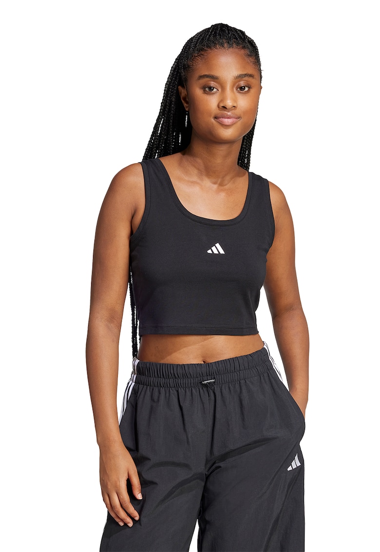 Oferte la Top crop cu detaliu logo - Negru