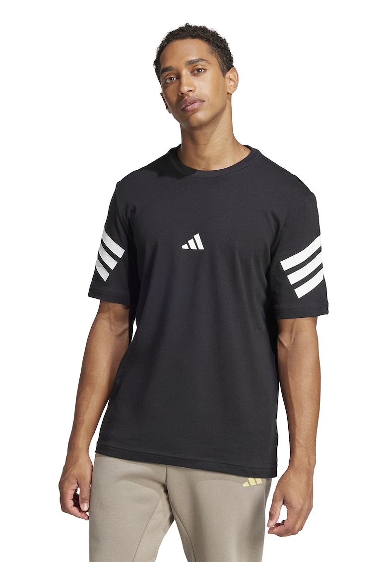 Oferte la Tricou din bumbac cu 3 dungi Future Icons - Negru