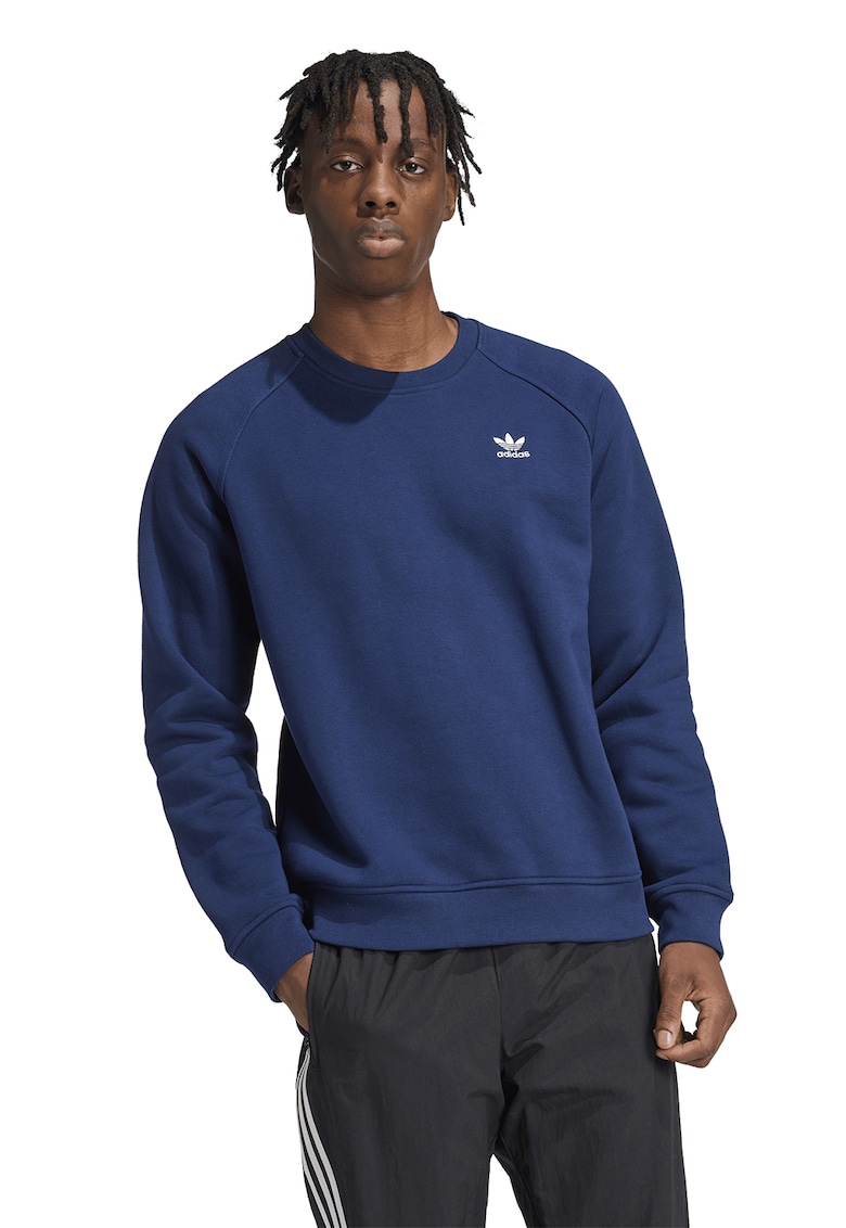 Oferte la Bluza de trening cu decolteu la baza gatului si maneci raglan - Albastru royal