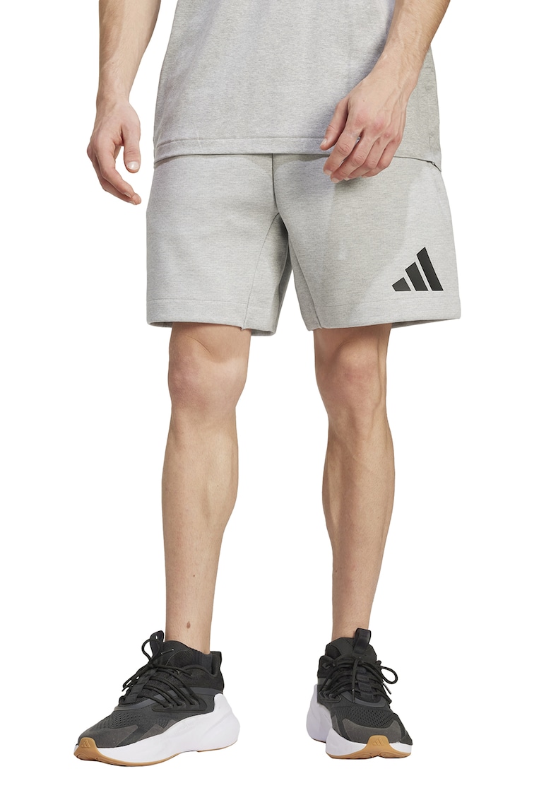 Oferte la Pantaloni scurti cu talie ajustabile Z.N.E - Gri deschis melange