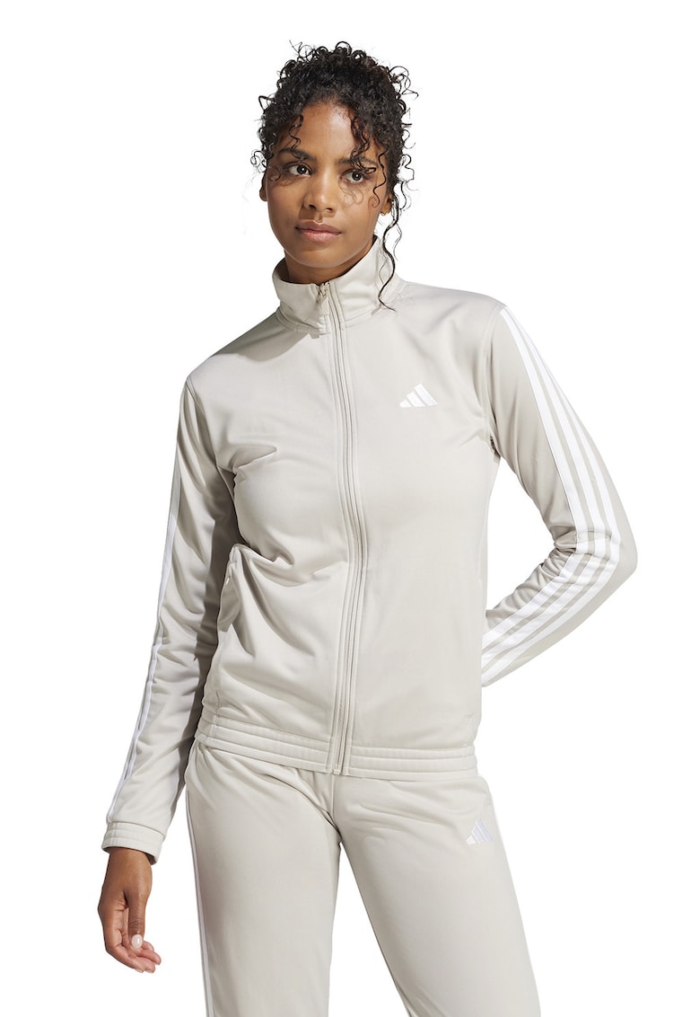 Oferte la Bluza de trening cu logo si fermoar - Alb fildes