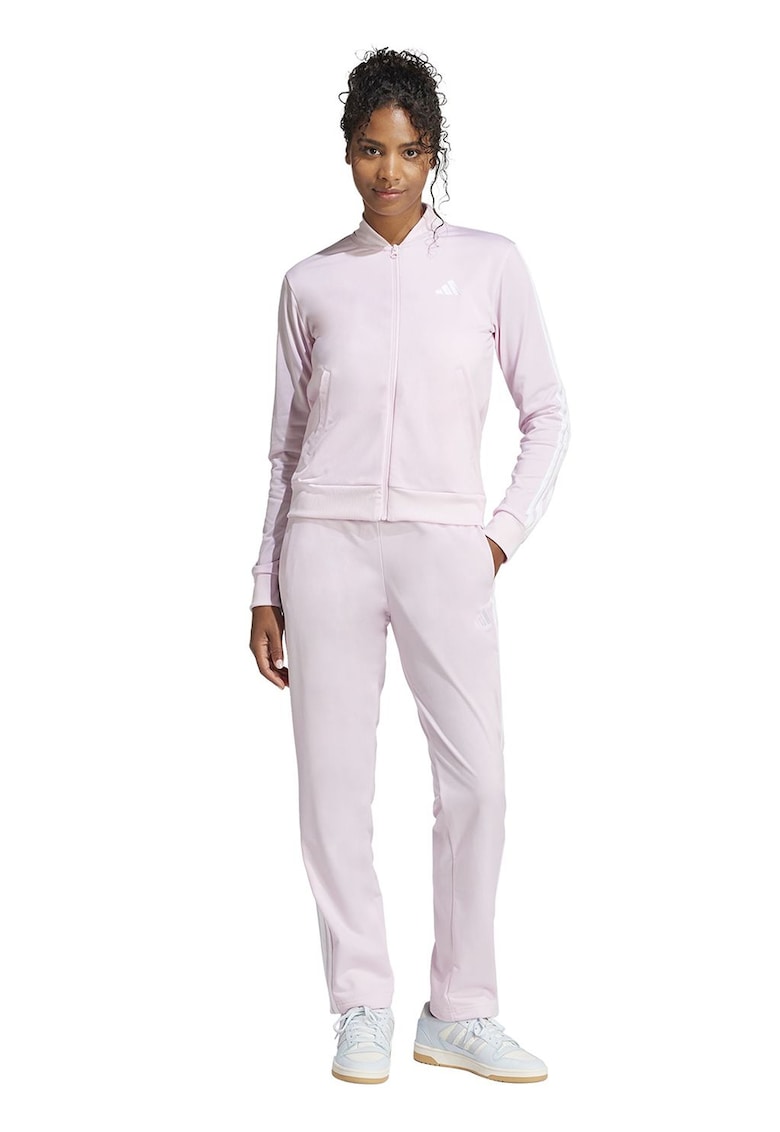 Oferte la Trening cu logo si fermoar W ESS 3S TS - Roz pastel