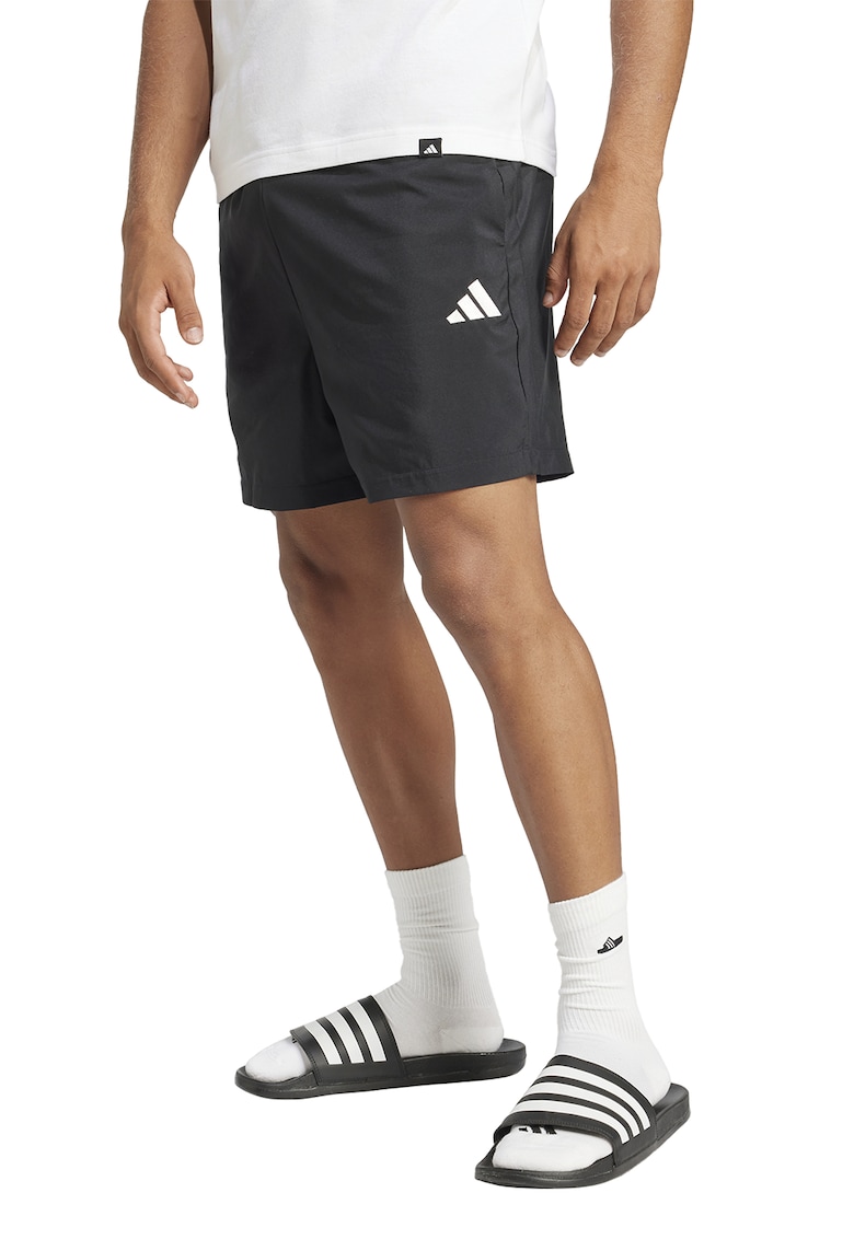 Oferte la Pantaloni scurti cu buzunare laterale - Alb/Negru