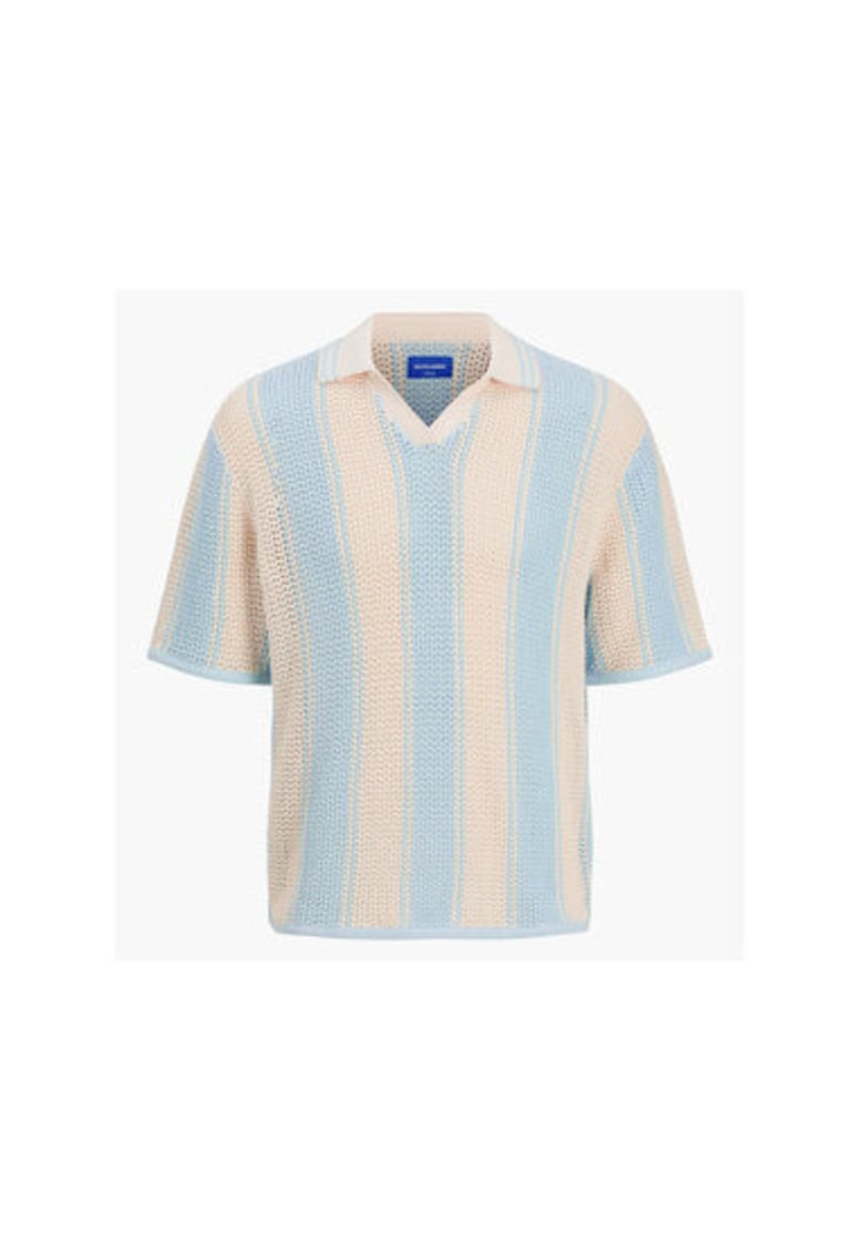 Oferte la Pulover bărbați Jack Jones - model 12277266 - Bej/Albastru deschis