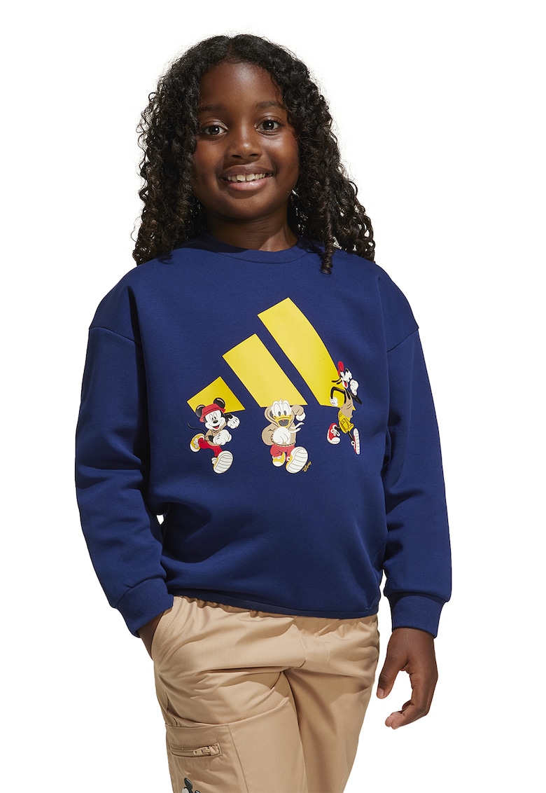 Oferte la Bluza de trening regular fit cu model cu desene animate - Galben/Albastru inchis