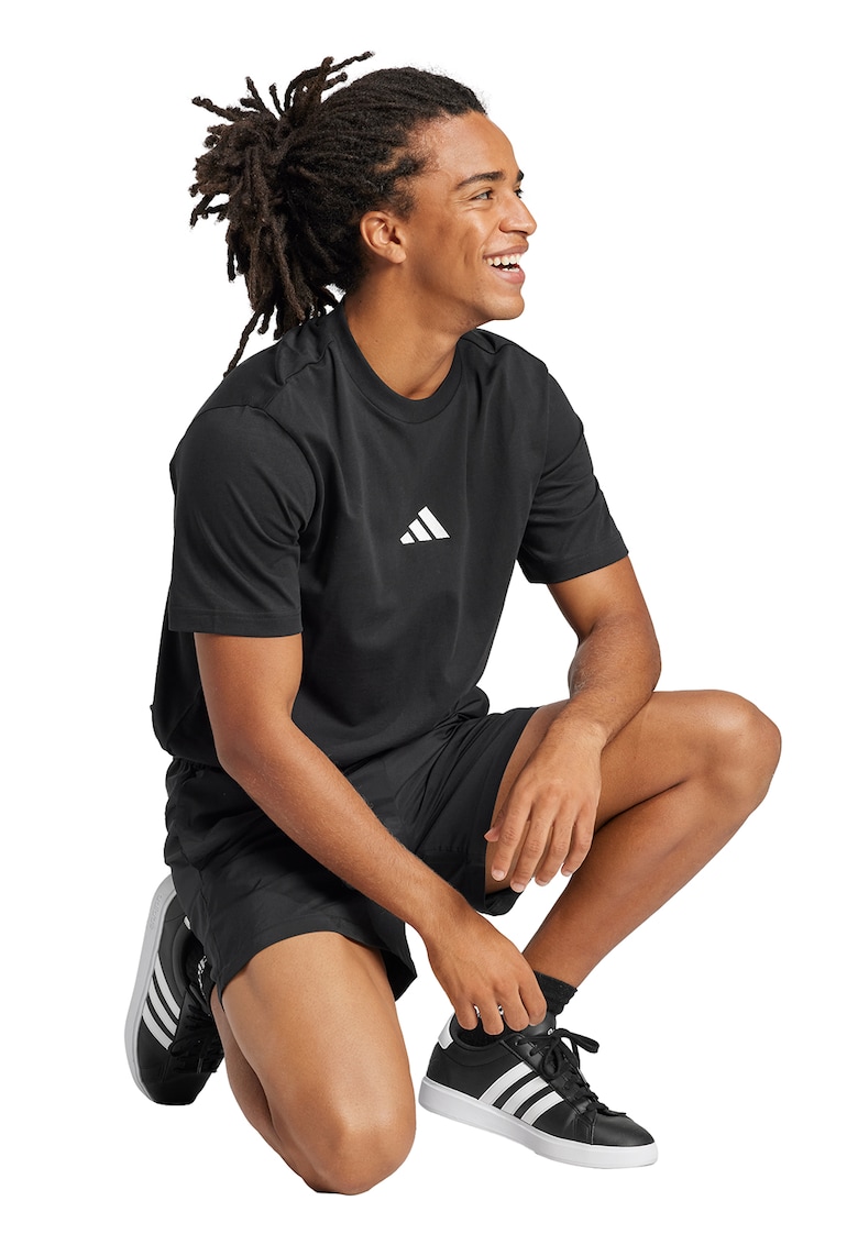 Oferte la Tricou din bumbac Essentials - Alb/Negru