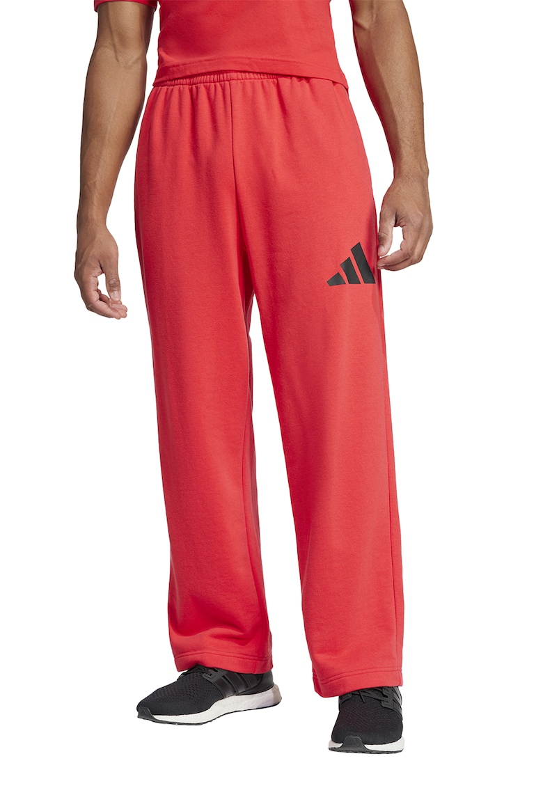 Oferte la Pantaloni lejeri cu talie elastica - Rosu