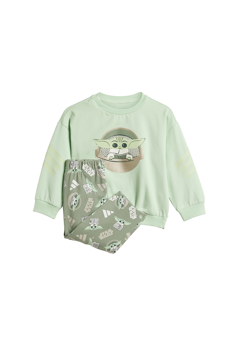 Oferte la Set de pantaloni si bluza de trening cu model cu Star Wars - Verde pal/Kaki