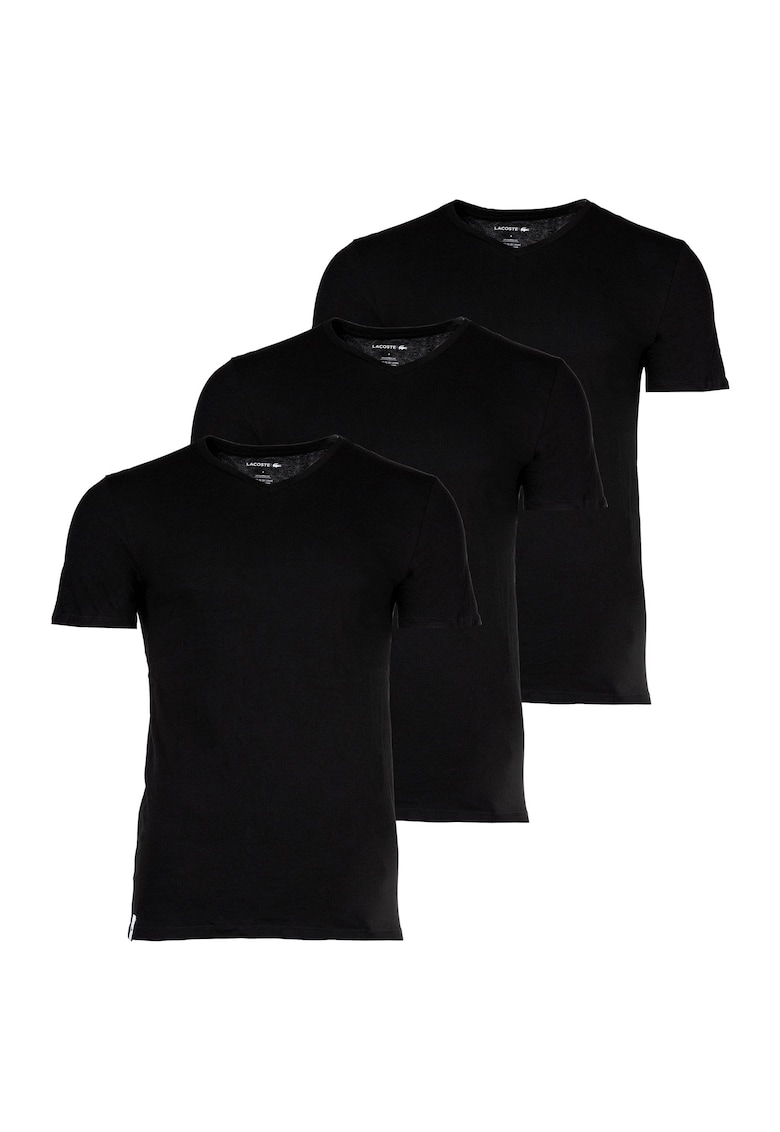 Oferte la Set de tricouri slim fit cu decolteu in V - 3 piese