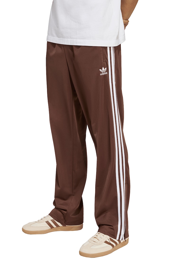 Oferte la Pantaloni de trening cu slit cu fermoar la terminatii Firebird - Alb/Maro