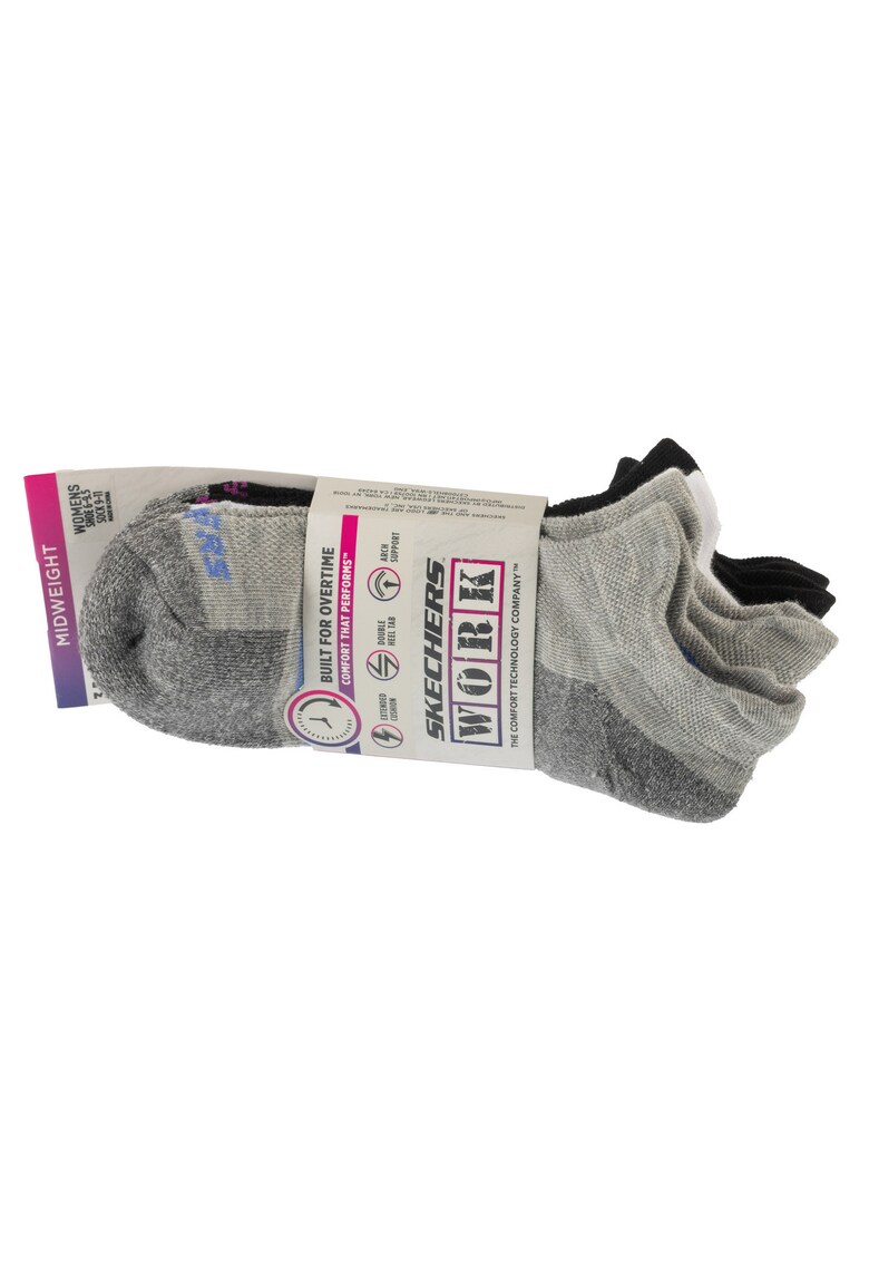 Oferte la Set sosete dama -  3pk Work Lowcut Womens Socks S119052-GRBK - Gri - 35-39 -5; 3buc