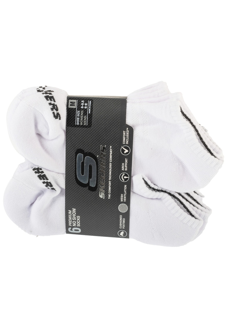 Oferte la Set sosete -  6pk Core Lowcut Md Socks S118209-WHT - Alb - 35-39 -5; 6 buc