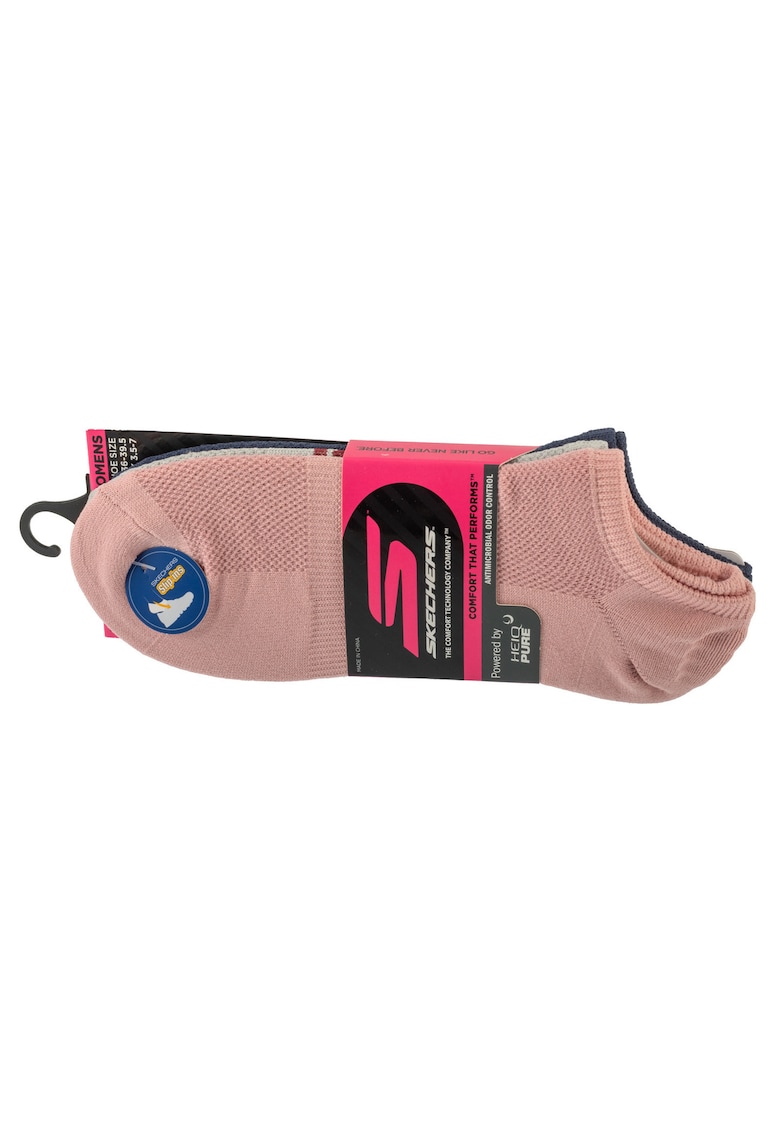 Oferte la Set sosete dama -  3pk Womens Microfiber Non Terry No Show S101720-HPKNV - Multicolor - 35-39 -5; 3buc