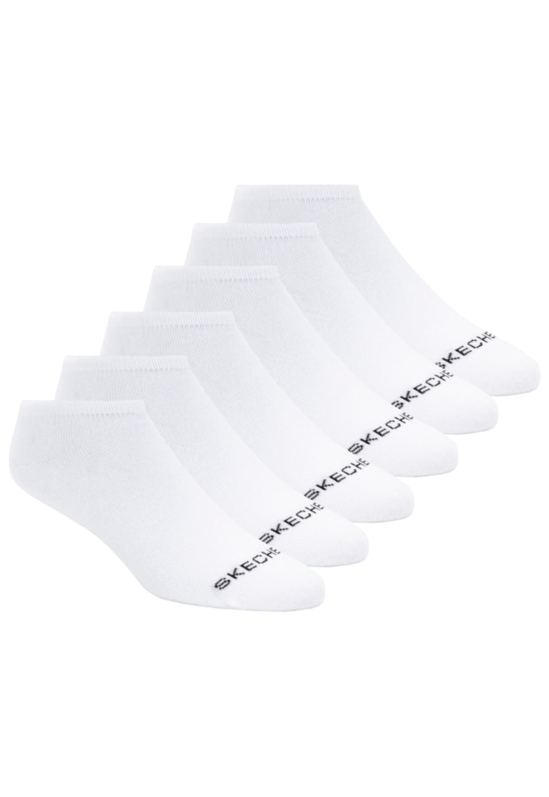 Oferte la Set sosete -  6pk Womens Cotton Nshw Socks S116979-WHT - Alb - 35-39 -5; 6 buc