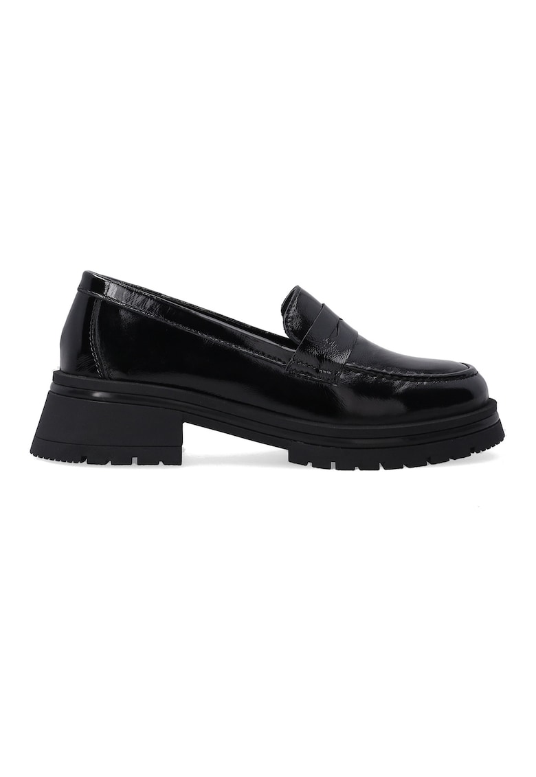 Oferte la Pantofi loafer din piele lacuita cu varf rotunjit