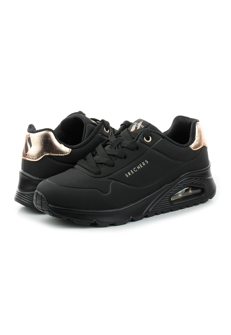 Oferte la Pantofi sport cu segment perforat Uno Gen1 - Shimmer Away - Auriu/Negru
