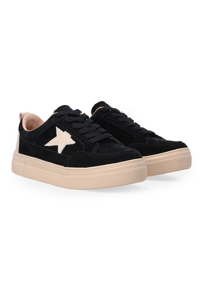Oferte la Pantofi sport din piele intoarsa cu detaliu cu stea