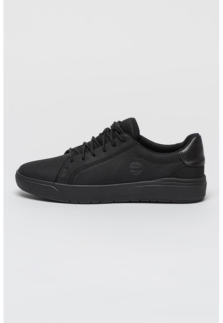 Oferte la Pantofi sport low-top de piele nabuc Seneca Bay - Negru