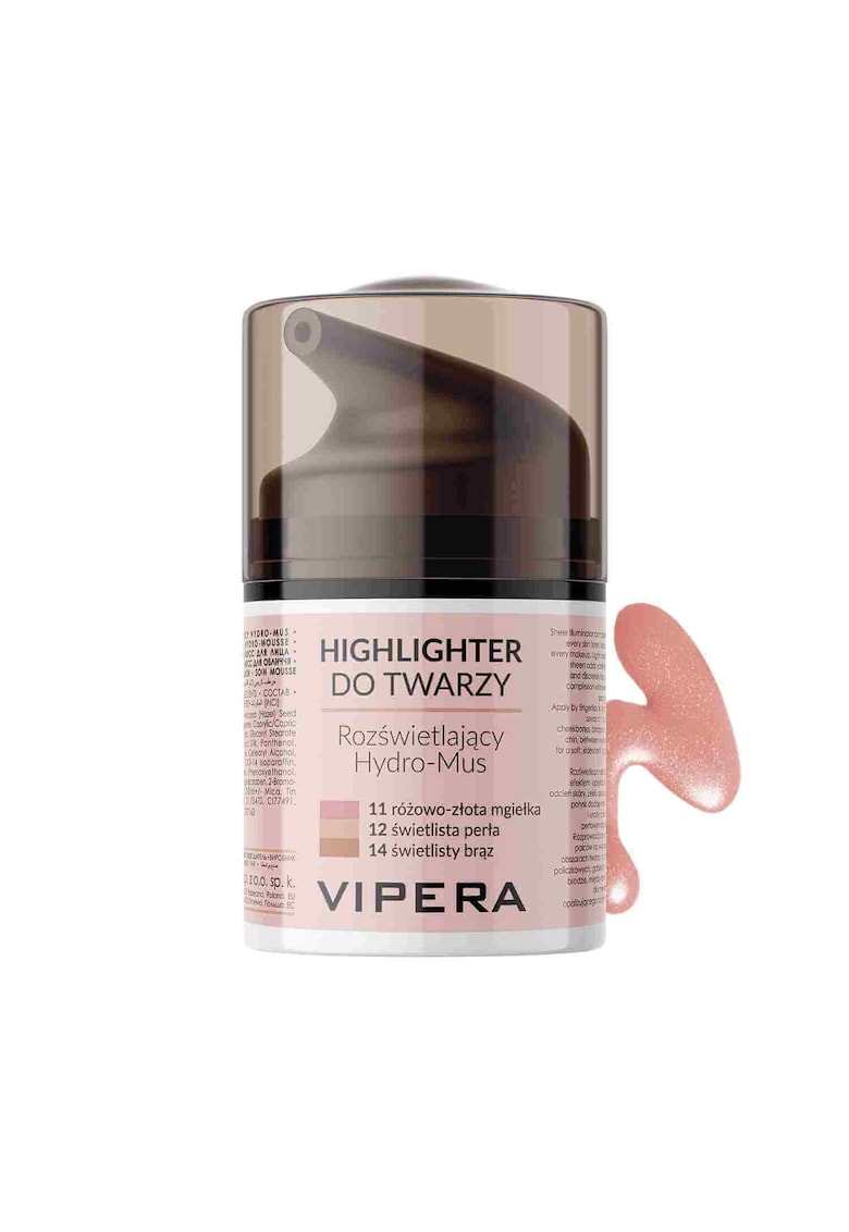 Oferte la Iluminator Hydro-Mousse - in recipient vidat - 11 Roz - perlat - 25 ml