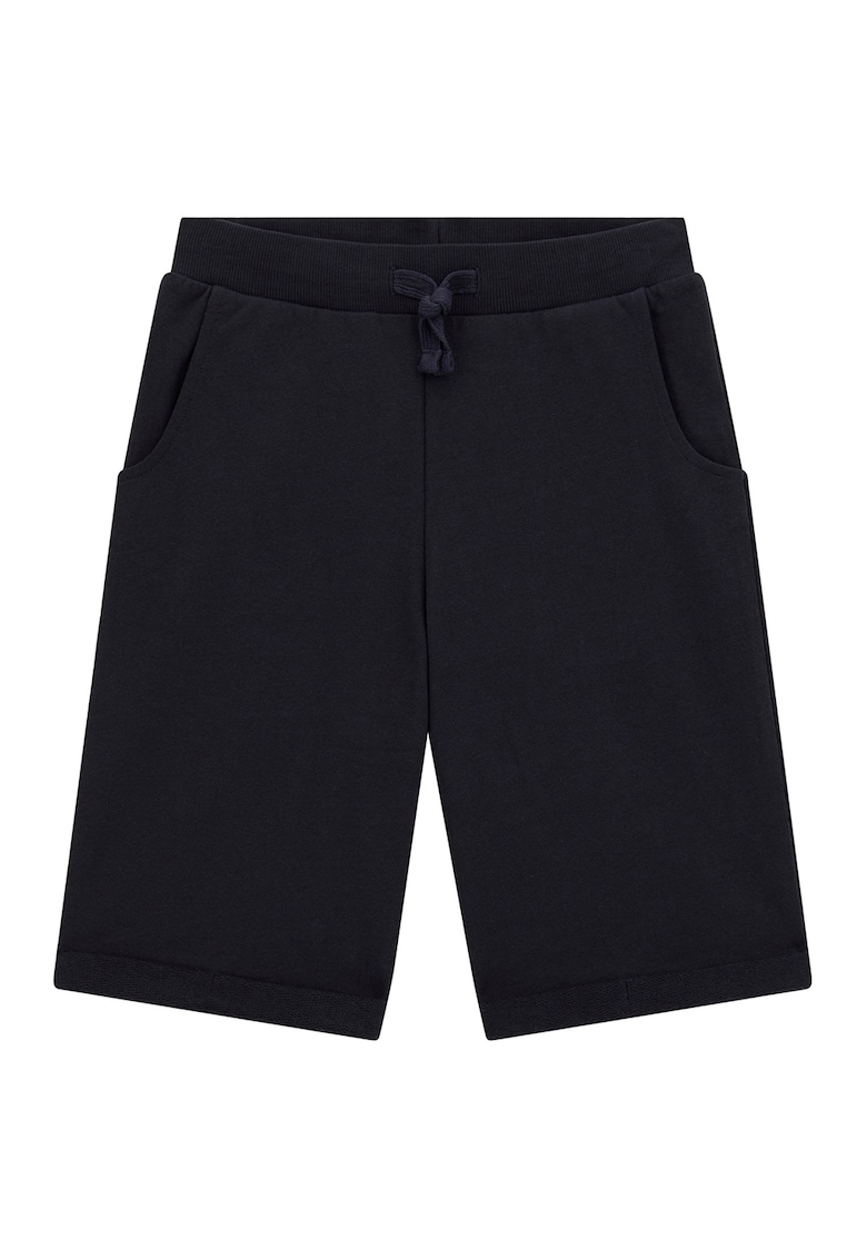 Oferte la Bermude din bumbac cu buzunare - Negru stins